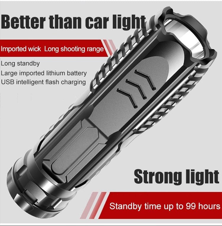 (🔥Last Day Promotion - 49% off)2024Multifunctional Rechargeable Flashlight