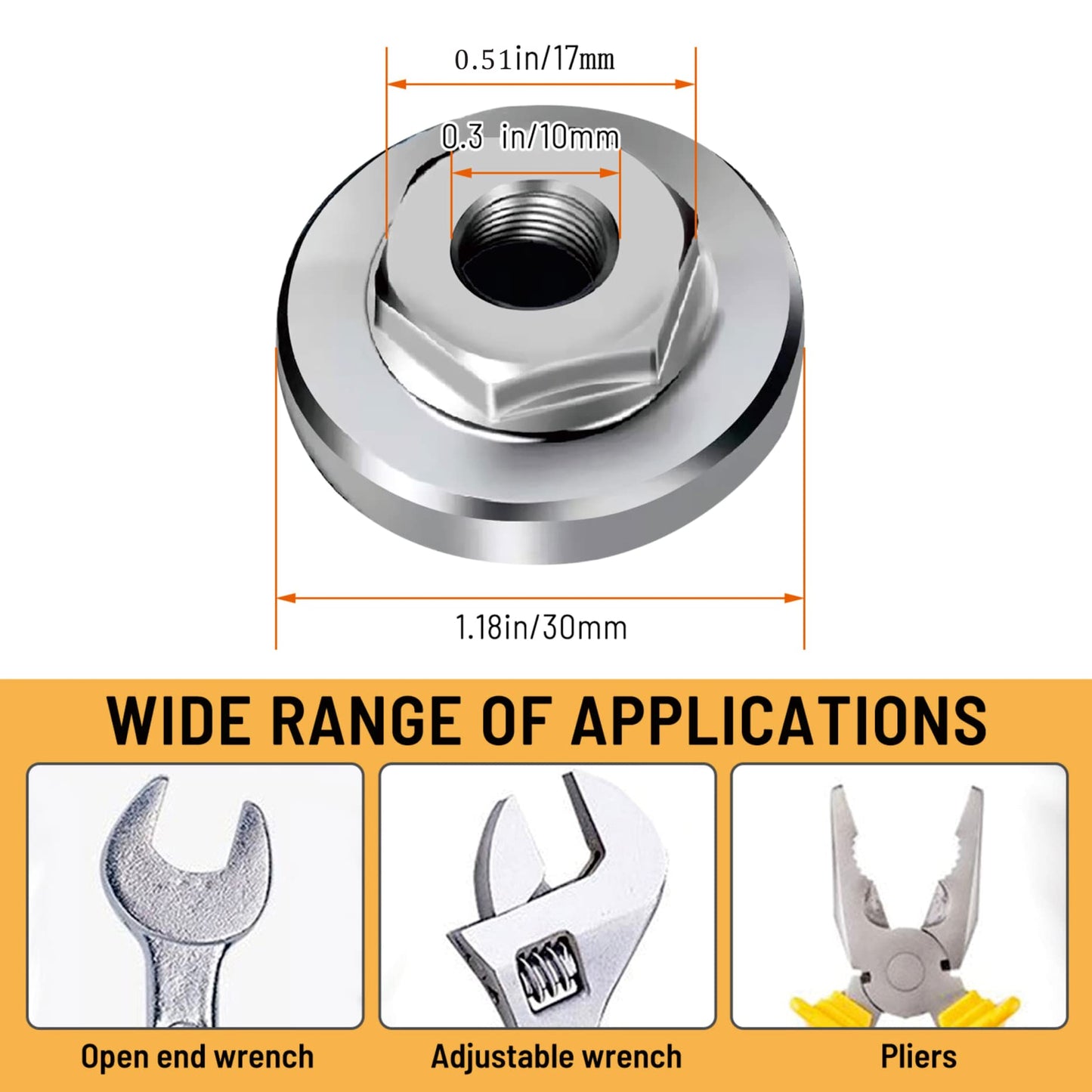 (š„Last Day Promotion - 50% off)100-Type Angle Grinder Nuts
