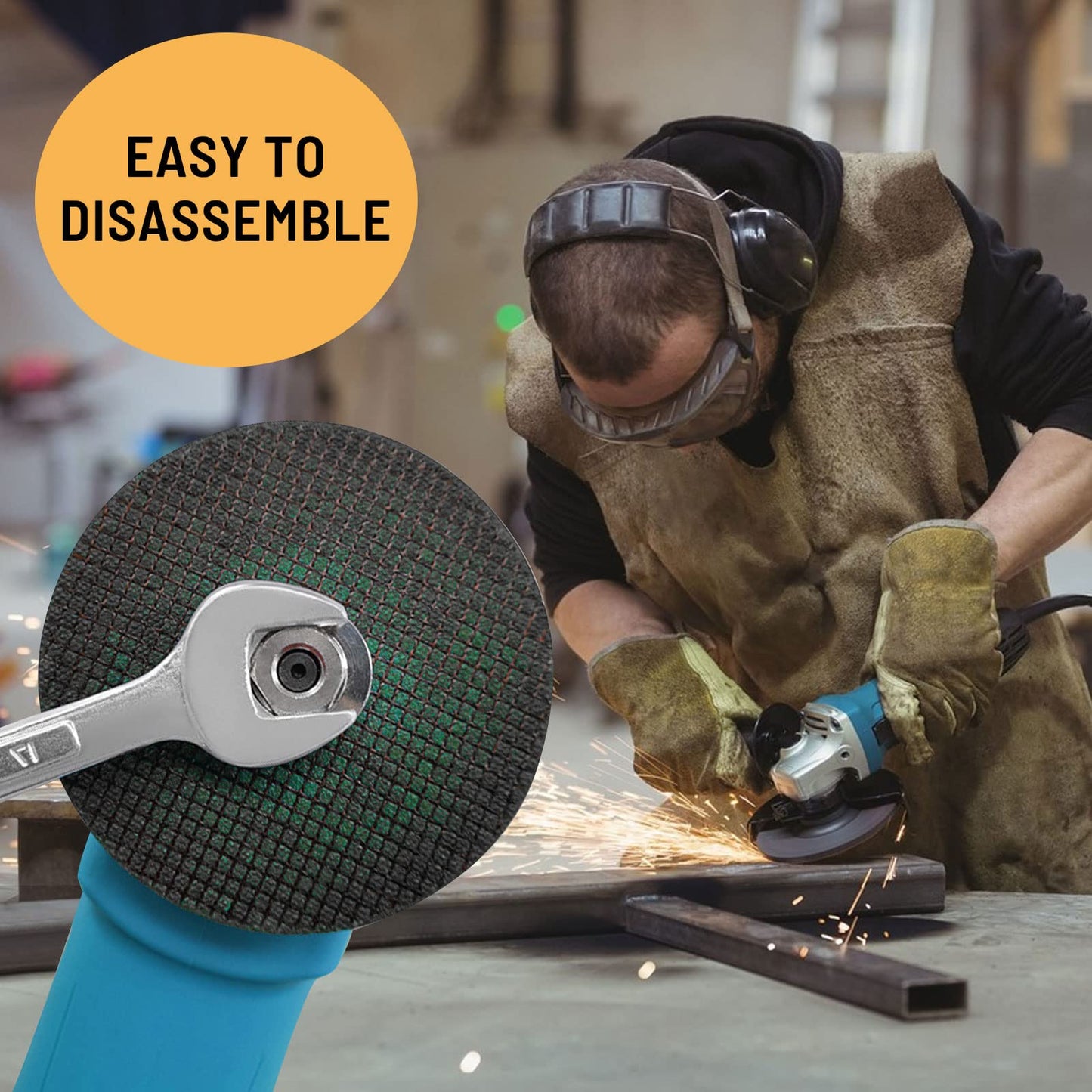 (š„Last Day Promotion - 50% off)100-Type Angle Grinder Nuts