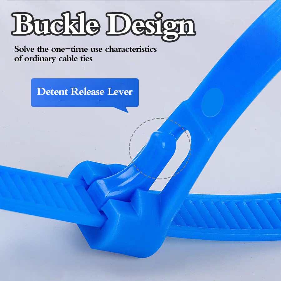 (š„Last Day Promotion - 50% off) Buckle Self-locking Premium Nylon Cable Wire Ties